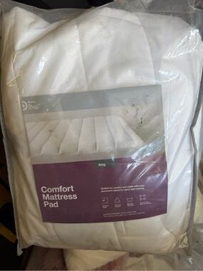 Made By Design White King Comfort Mattress Pad - Quilted Support